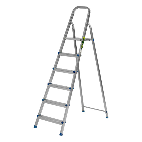 Стремянка, 6 ступеней, стальная, оцинкованная Сибртех по ценам производителя в Краснодаре с доставкой по всей России