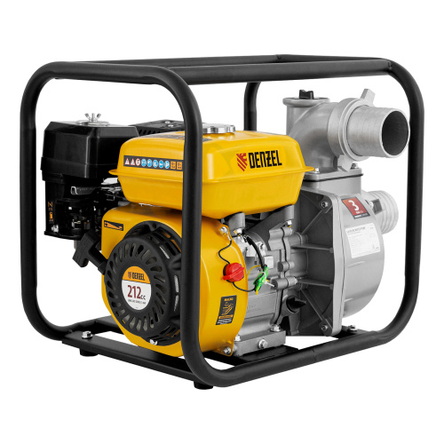 Мотопомпа бензиновая для чистой воды PX-80, 7 л.с, 3", 1000 л/мин, глубина 8 м, напор 30 м Denzel по ценам производителя в Краснодаре с доставкой по всей России