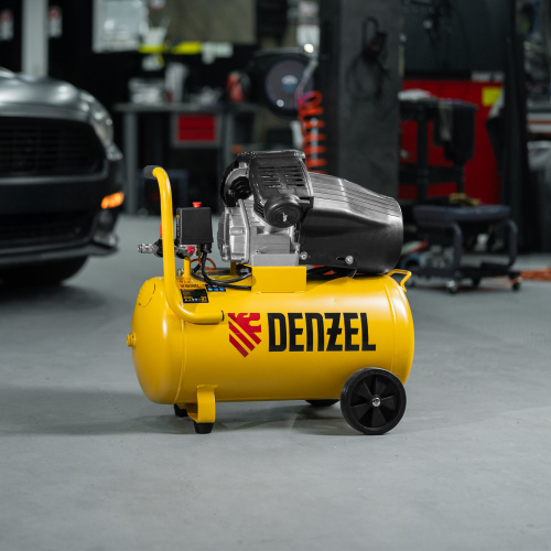 Компрессор воздушный прям. привод DCV1800/50, 1,8 кВт, 50 литров, 320 л/мин Denzel по ценам производителя в Краснодаре с доставкой по всей России