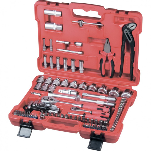 Набор слесарно-монтажный с квадратами 1/4, 1/2 и 5/16", 117 предметов Matrix ProFI по ценам производителя в Краснодаре с доставкой по всей России