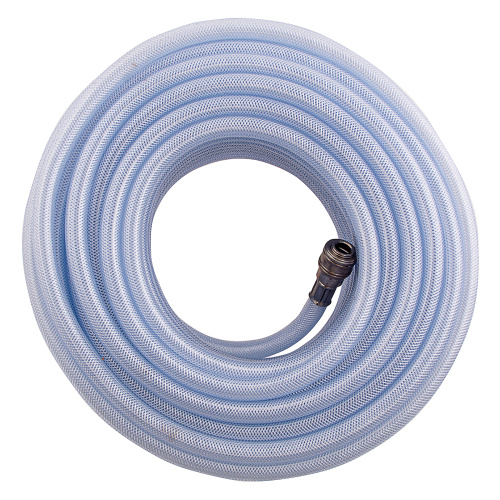 Шланг пневматический ПВХ, 10 x 16 мм, 18 бар, армированный, прозрачный, быстросъемное соединение, 30 м Stels по ценам производителя в Краснодаре с доставкой по всей России