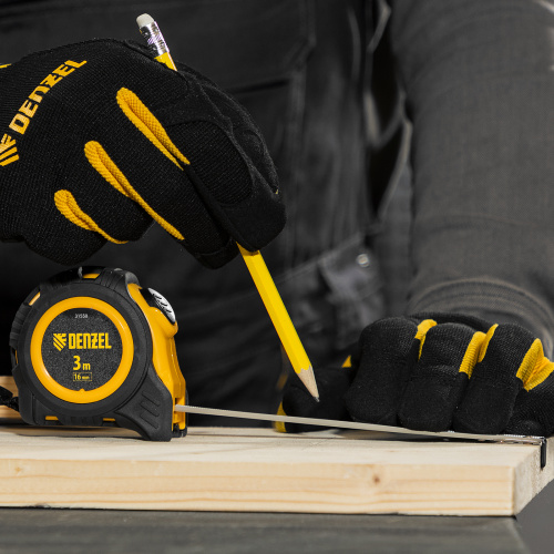 Рулетка 3м х 16мм, обрезиненный корпус, автоматическая фиксация Denzel по ценам производителя в Краснодаре с доставкой по всей России