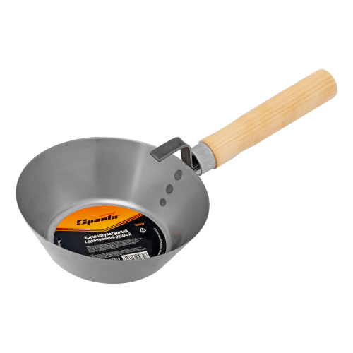 Ковш стальной штатурный, деревянная ручка Sparta по ценам производителя в Краснодаре с доставкой по всей России