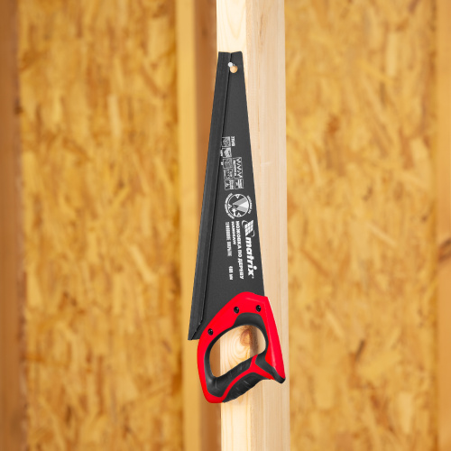 Ножовка по дереву, 400 мм, 7-8 TPI, зуб-3D, каленый зуб, тефлоновое покрытие полотна, двухкомпонентная рукоятка Matrix по ценам производителя в Краснодаре с доставкой по всей России