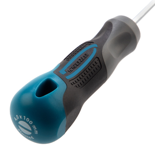 Отвертка SL4 x 100 мм, S2, трехкомпонентная рукоятка Gross по ценам производителя в Краснодаре с доставкой по всей России