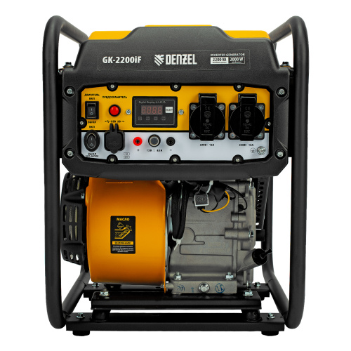 Генератор инверторный GK-2200iF, 2,2 кВт, 230 В, ручной старт DENZEL по ценам производителя в Краснодаре с доставкой по всей России