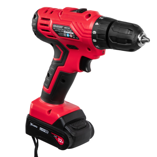 Дрель-шуруповерт аккумуляторная MCDL-12-02, Li-Ion, 12 В, 2 акк. MTX по ценам производителя в Краснодаре с доставкой по всей России
