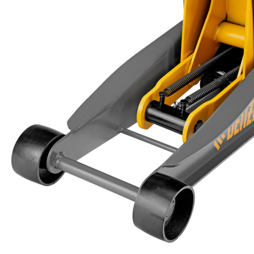 Домкрат гидравлический подкатной, 3 т, 125-470 мм, быстрый подъем, проф. Denzel по ценам производителя в Краснодаре с доставкой по всей России