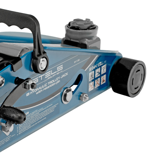 Домкрат гидравлический подкатной с фиксатором, 2.5 т, Safety Pin, 140-385 мм, в кейсе Stels по ценам производителя в Краснодаре с доставкой по всей России