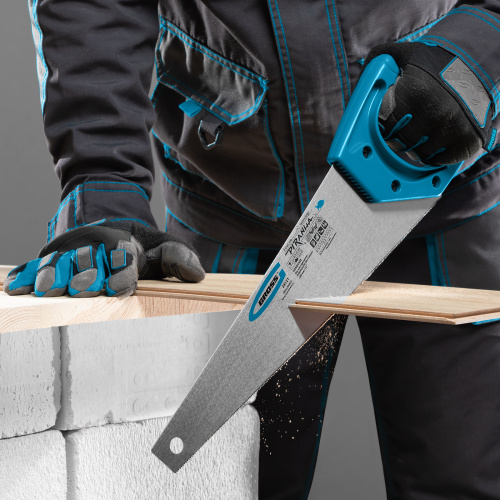 Ножовка для работы с ламинатом "Piranha", 360 мм, 15-16 TPI, зуб 2D, каленый зуб, пласт.рук-ка Gross по ценам производителя в Краснодаре с доставкой по всей России