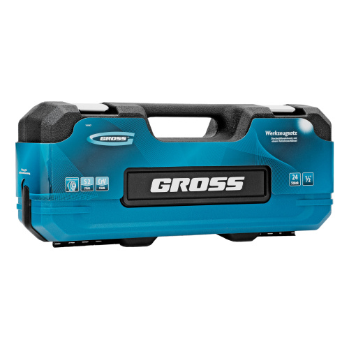 Набор инструментов, 1/2", CrV, 120 зубьев, 24 предмета Gross по ценам производителя в Краснодаре с доставкой по всей России