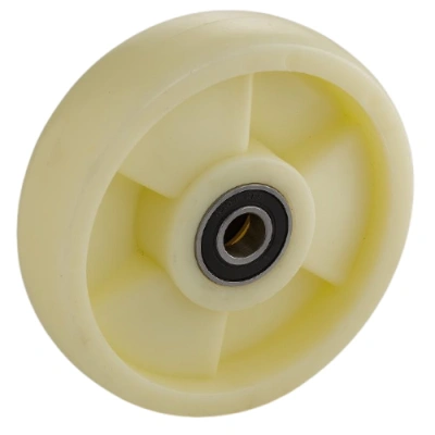 Колесо нейлоновое 180х50 мм с подшипником для тележек гидравлических BF/BF-III/DF-III/RHP/AC/DF/CW2 по ценам производителя в Краснодаре с доставкой по всей России