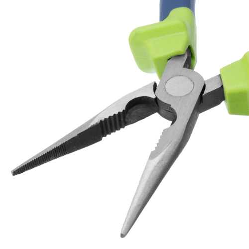 Длинногубцы прямые, 180 мм, двухкомпонентные рукоятки Сибртех по ценам производителя в Краснодаре с доставкой по всей России