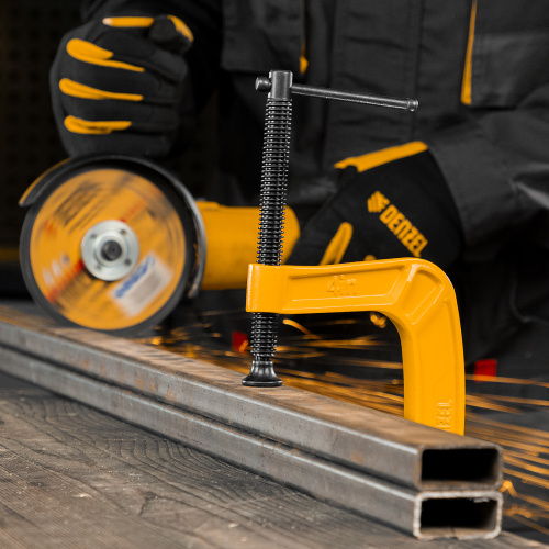 Струбцина G-образная, усиленная, 100 мм Denzel по ценам производителя в Краснодаре с доставкой по всей России