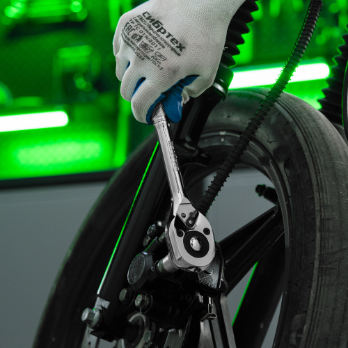 Ключ-трещотка 1/2", 45 зубьев, цельнометаллический, с быстрым сбросом, CrV, хром Сибртех по ценам производителя в Краснодаре с доставкой по всей России