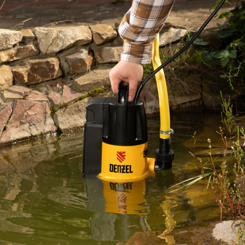 Дренажный насос DP800A, 800 Вт, подъем 5 м, 13000 л/ч Denzel по ценам производителя в Краснодаре с доставкой по всей России