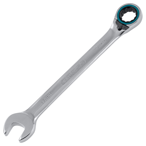 Набор ключей комбинированных с трещоткой, 8-19 мм, 7 шт, реверсивные, CrV Gross по ценам производителя в Краснодаре с доставкой по всей России