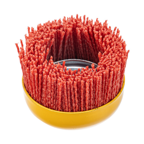 Щетка для УШМ, 75 мм, Чашка, нейлоновая щетина, М14 Denzel по ценам производителя в Краснодаре с доставкой по всей России