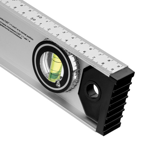 Уровень алюминиевый "Рельс", 600 мм, 3 глазка (1 поворотный) Matrix по ценам производителя в Краснодаре с доставкой по всей России