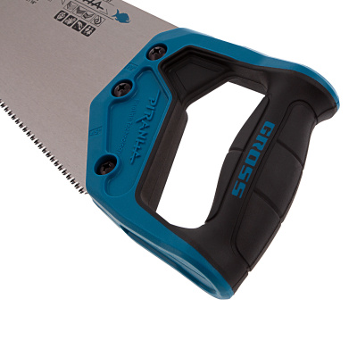 Ножовка по дереву "Piranha", 400 мм, 11-12 TPI, зуб-3D, каленый зуб, двухкомпонентная рукоятка Gross по ценам производителя в Краснодаре с доставкой по всей России