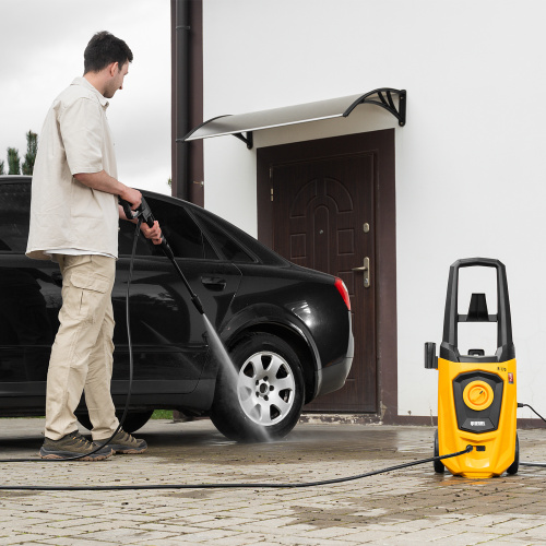 Моечная машина высокого давления R-170, 2000 Вт, 170 бар, 360 л/ч, колесная Denzel по ценам производителя в Краснодаре с доставкой по всей России