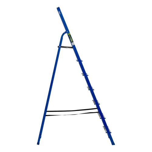 Стремянка, 7 ступеней, стальной профиль, алюминиевые ступени Сибртех по ценам производителя в Краснодаре с доставкой по всей России