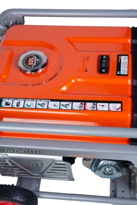 Генератор бензиновый 5,0 кВт 220В 27 л с электростартером и колесами TOR KM6500H по ценам производителя в Краснодаре с доставкой по всей России