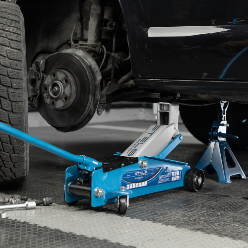 Домкрат гидравлический подкатной, высокий подъем, 3т, SUV, 190-535 мм, в кейсе Stels по ценам производителя в Краснодаре с доставкой по всей России