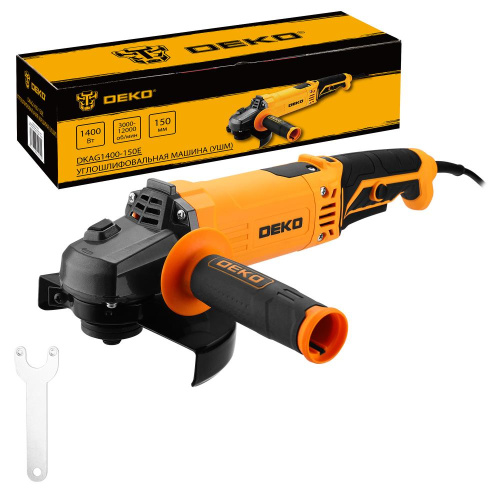Углошлифовальная машина (УШМ) DEKO DKAG1400-150E, 150мм, 1400 Вт по ценам производителя в Краснодаре с доставкой по всей России
