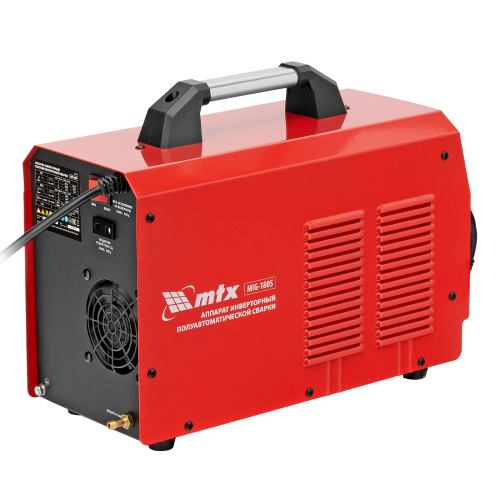Аппарат инвертор. полуавтомат. cварки MIG-180S, 180A, ПВ 60%, катушка 5 кг MTX по ценам производителя в Краснодаре с доставкой по всей России