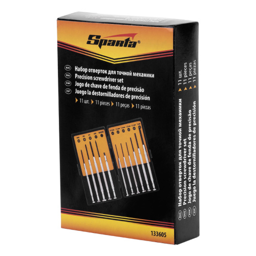 Набор отверток для точной механики, 11 шт, Sparta по ценам производителя в Краснодаре с доставкой по всей России