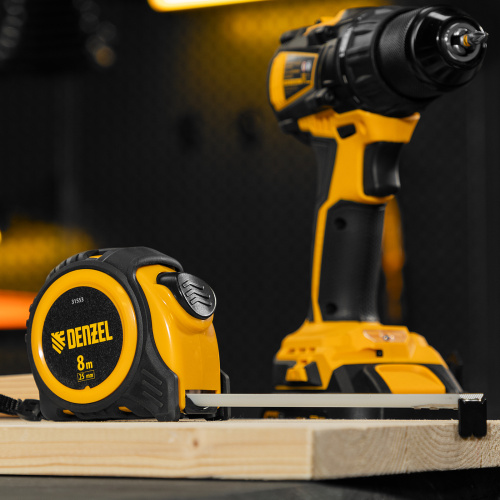 Рулетка 8м х 25мм, обрезиненный корпус, автоматическая фиксация Denzel по ценам производителя в Краснодаре с доставкой по всей России