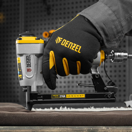 Степлер пневматический PS8016 для прямоугольных скоб 21GA от 6 до 16 мм Denzel по ценам производителя в Краснодаре с доставкой по всей России