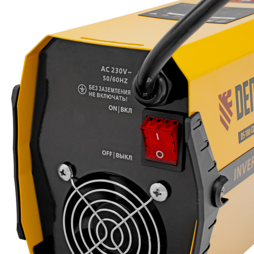 Аппарат инверторный дуговой сварки DS-180 Compact, 180 А, ПВ 70%, диаметр электрода 1.6-4 мм Denzel по ценам производителя в Краснодаре с доставкой по всей России