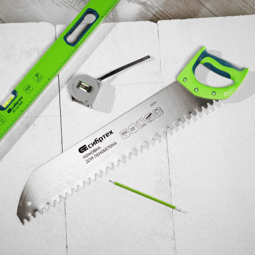 Ножовка по пенобетону, 550 мм, двухкомпонентная рукоятка Сибртех по ценам производителя в Краснодаре с доставкой по всей России