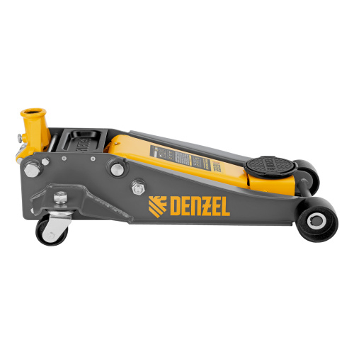 Домкрат гидравлический подкатной, 3 т, 125-470 мм, быстрый подъем, проф. Denzel по ценам производителя в Краснодаре с доставкой по всей России