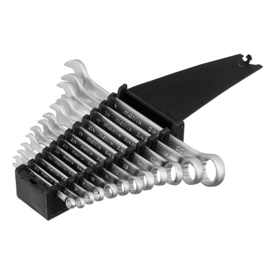 Набор ключей комбинированных, 6-22 мм, 12 шт, CrV, матовый хром Matrix по ценам производителя в Краснодаре с доставкой по всей России