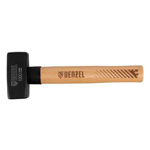 Кувалда, 1000 г, кованая головка, буковая рукоятка Denzel по ценам производителя в Краснодаре с доставкой по всей России