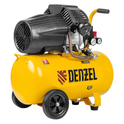 Компрессор воздушный DCV2200/50, прямой привод, 2.2 кВт, 50 литров, 380 л/мин Denzel по ценам производителя в Краснодаре с доставкой по всей России
