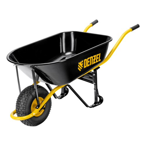 Тачка строительная, усиленная, объем 130 л, 230 кг, колесо 15х6.00-6 Denzel по ценам производителя в Краснодаре с доставкой по всей России