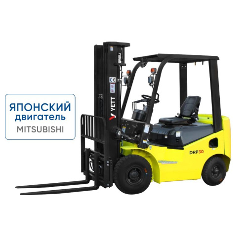 Дизельный погрузчик с японским двигателем YETT DRP30-M1K2C-ZSM480-SS по ценам производителя в Краснодаре с доставкой по всей России