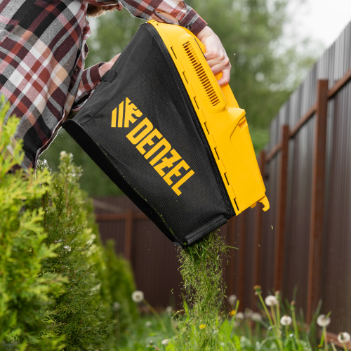 Газонокосилка бензиновая GLD-460SP, 146 куб.см, ширина 46 см, привод 7 уровней, травосборник 50 л Denzel по ценам производителя в Краснодаре с доставкой по всей России