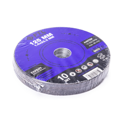Круг отрезной по металлу FTL Expert 125 х 1,6 х 22,2 мм A46TBF купить в Москве с доставкой по всей России | ProtosMarket.ru
