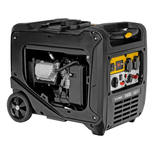 Генератор инверторный GS-5500iSE, 5,5 кВт, 230 В, закрытый корпус,электростартер Denzel по ценам производителя в Краснодаре с доставкой по всей России