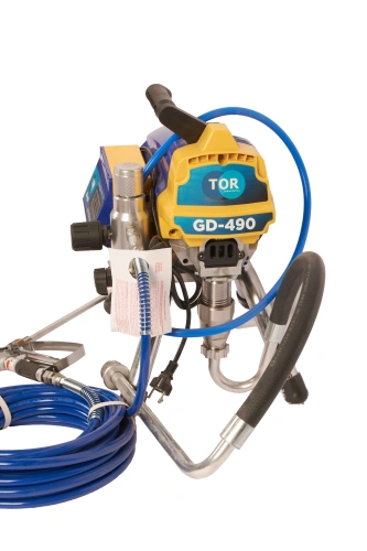 Окрасочный аппарат поршневой 290 бар, 2,2 кВт, 220 В  TOR GD-490 по ценам производителя в Краснодаре с доставкой по всей России