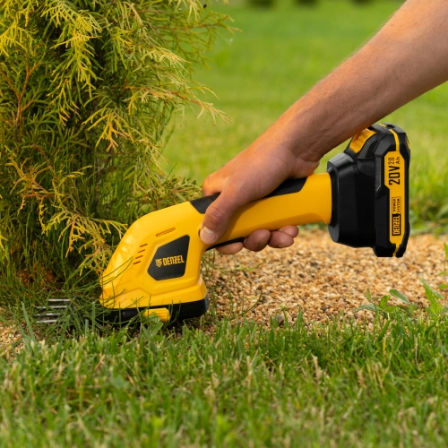 Ножницы-кусторез аккумуляторные GS-20, Li-Ion, 20 В Denzel по ценам производителя в Краснодаре с доставкой по всей России