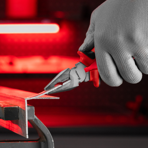 Плоскогубцы Nickel, 160 мм, никелированные, двухкомпонентные рукоятки Matrix по ценам производителя в Краснодаре с доставкой по всей России