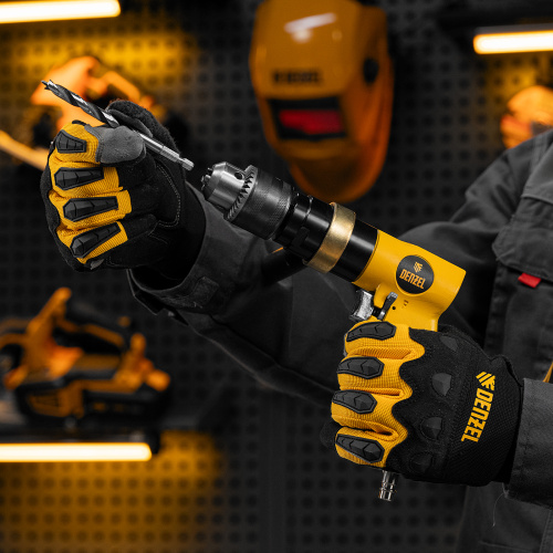 Пневматическая дрель PD500, 500 об/мин, 114 л/мин, 13 мм Denzel по ценам производителя в Краснодаре с доставкой по всей России