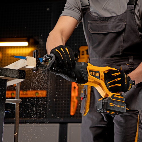 Пила сабельная аккумуляторная бесщет BRC-120,  18В Li-Ion Denzel по ценам производителя в Краснодаре с доставкой по всей России