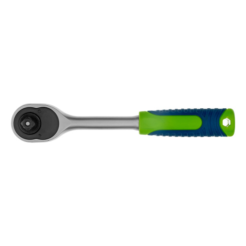 Ключ-трещотка 3/8", 45 зубьев, с быстрым сбросом, матовый хром Сибртех по ценам производителя в Краснодаре с доставкой по всей России